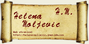 Helena Moljević vizit kartica